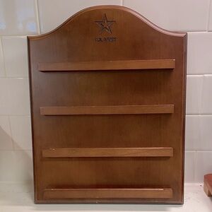 U.S. Army Wooden Coin Display Shelf